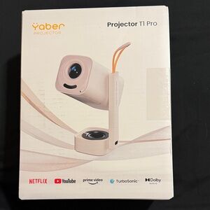 New!!! Yaber Projector T1 Pro in White
